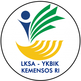 Logo Kemensos LKSA Bulat
