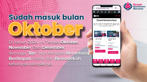 Oktober Berkah Dengan Bersedekah
