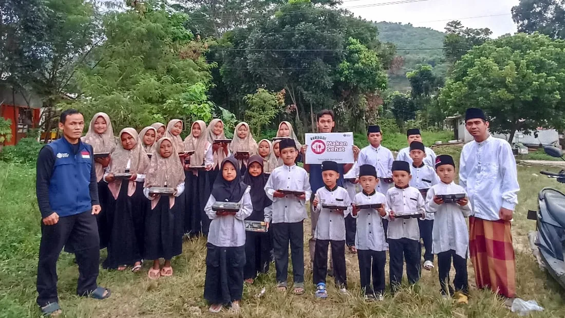 Berbagi makan sehat
