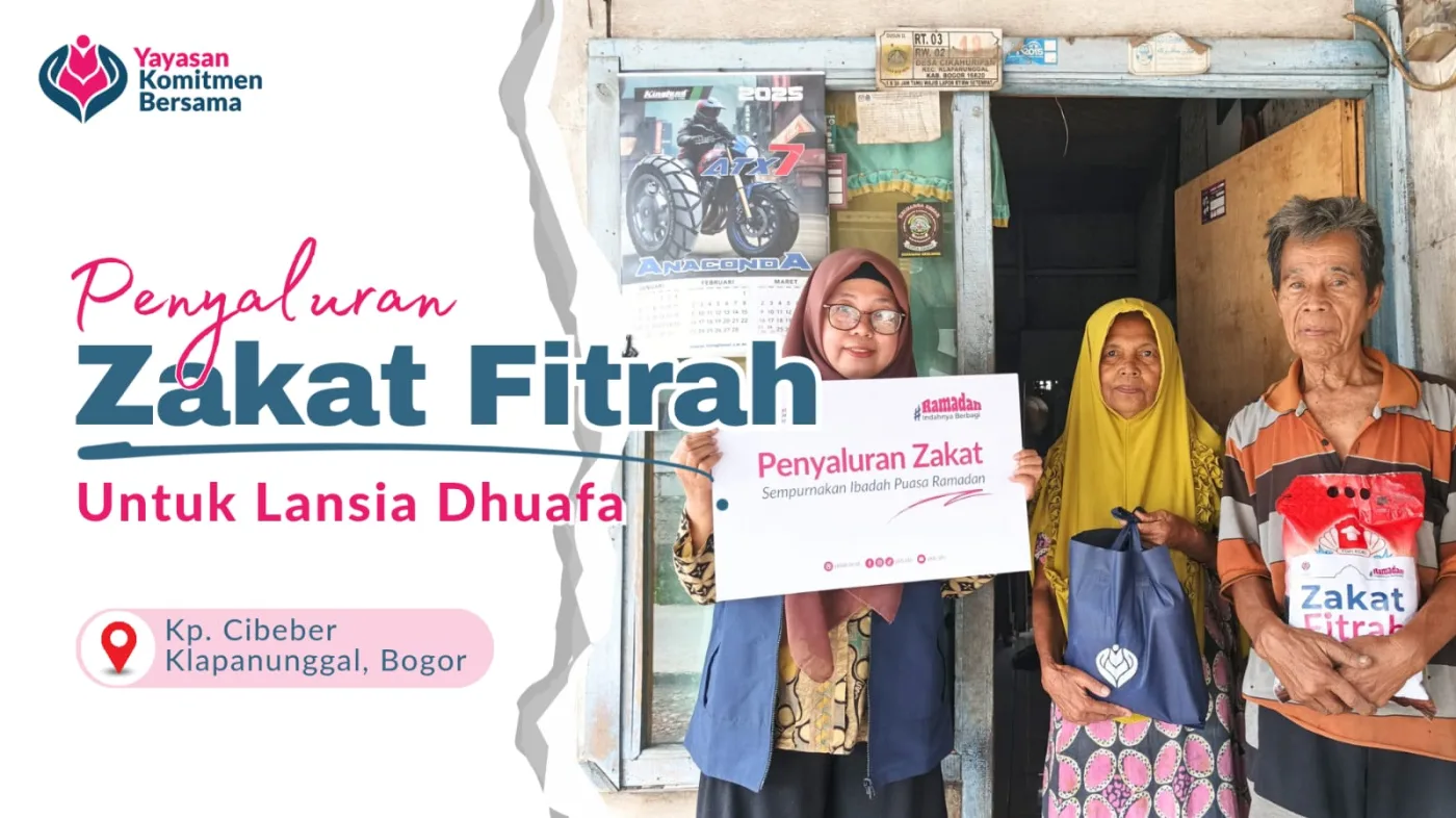 Penyaluran zakat fitrah untuk lansia dhuafa